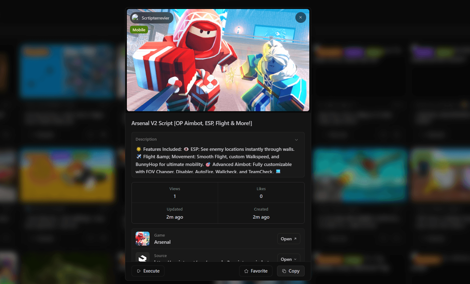 Nexomia interface screenshot