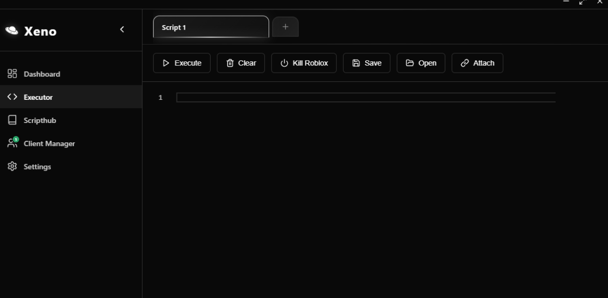 Xeno interface screenshot
